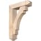Ekena Millwork Merced Arts and Crafts Smooth Bracket w/ Offset Brace, Douglas Fir, 5 1/2"W x 20"D x 28"H BKT0604X20X28MRC03SDF - alternate 1